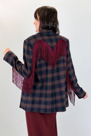 Blazer frange a cuore