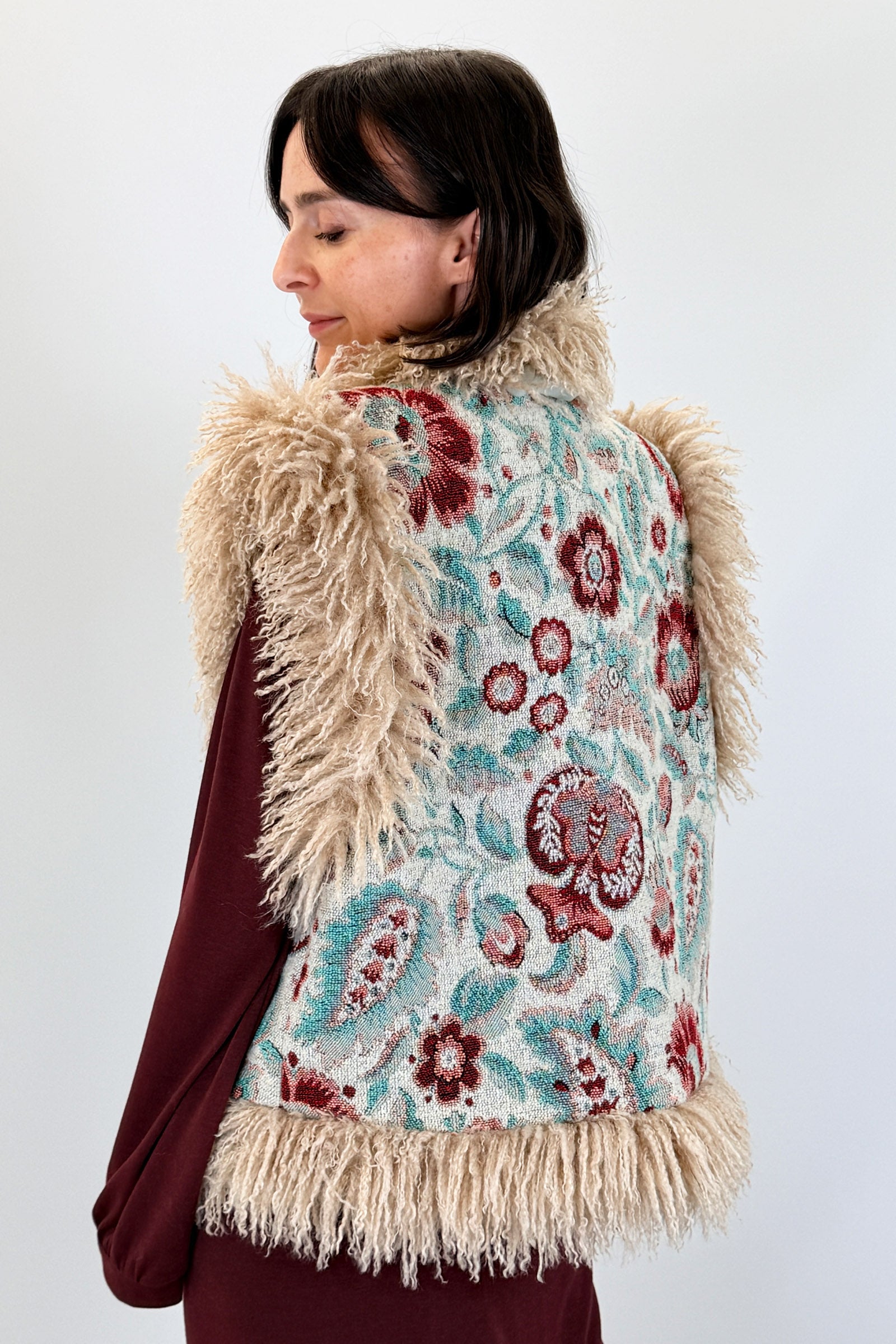 Gilet operato  mongolia