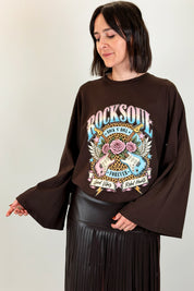 T-shirt manica ampia ROCK SOUL