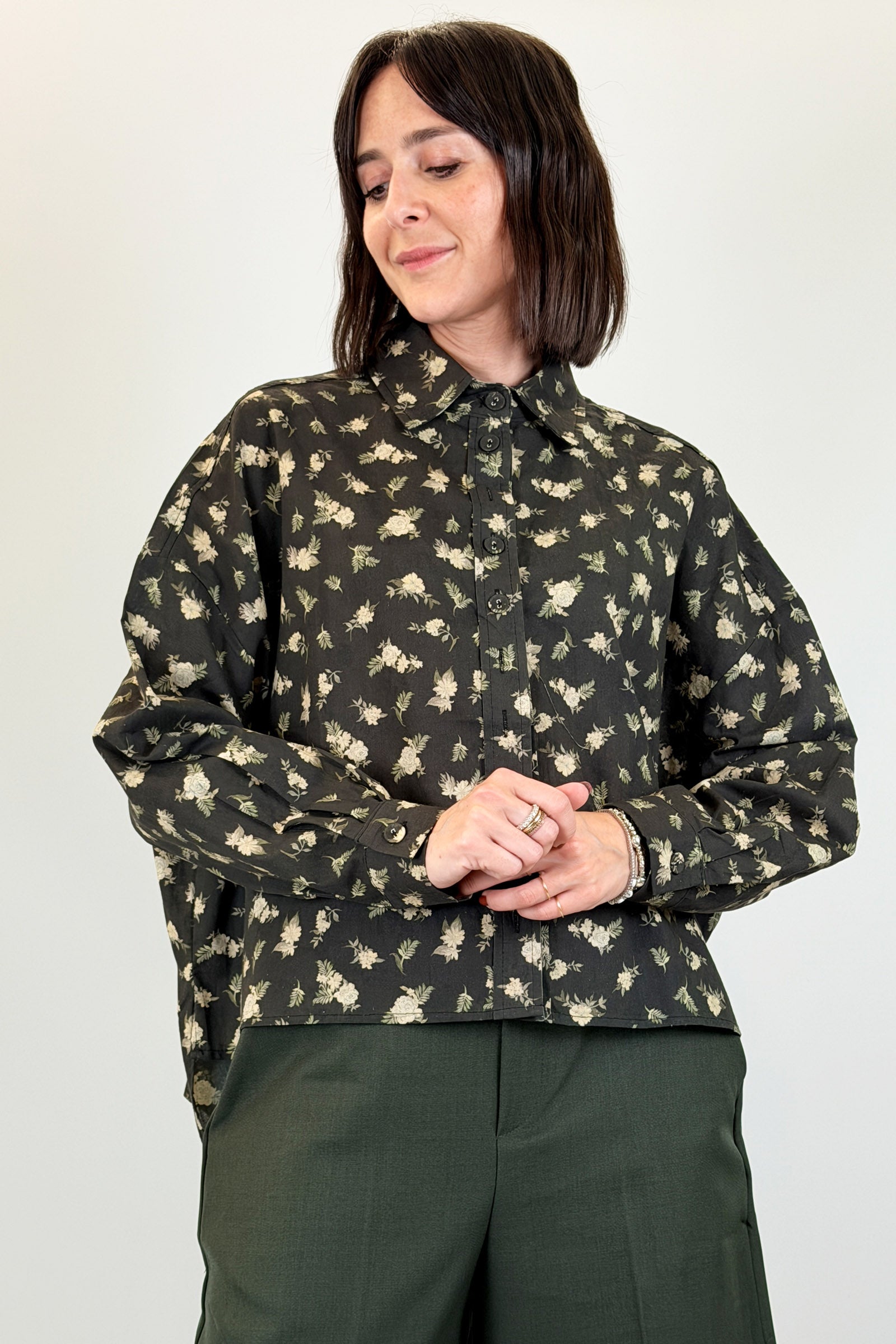 Camicia fantasia fiori