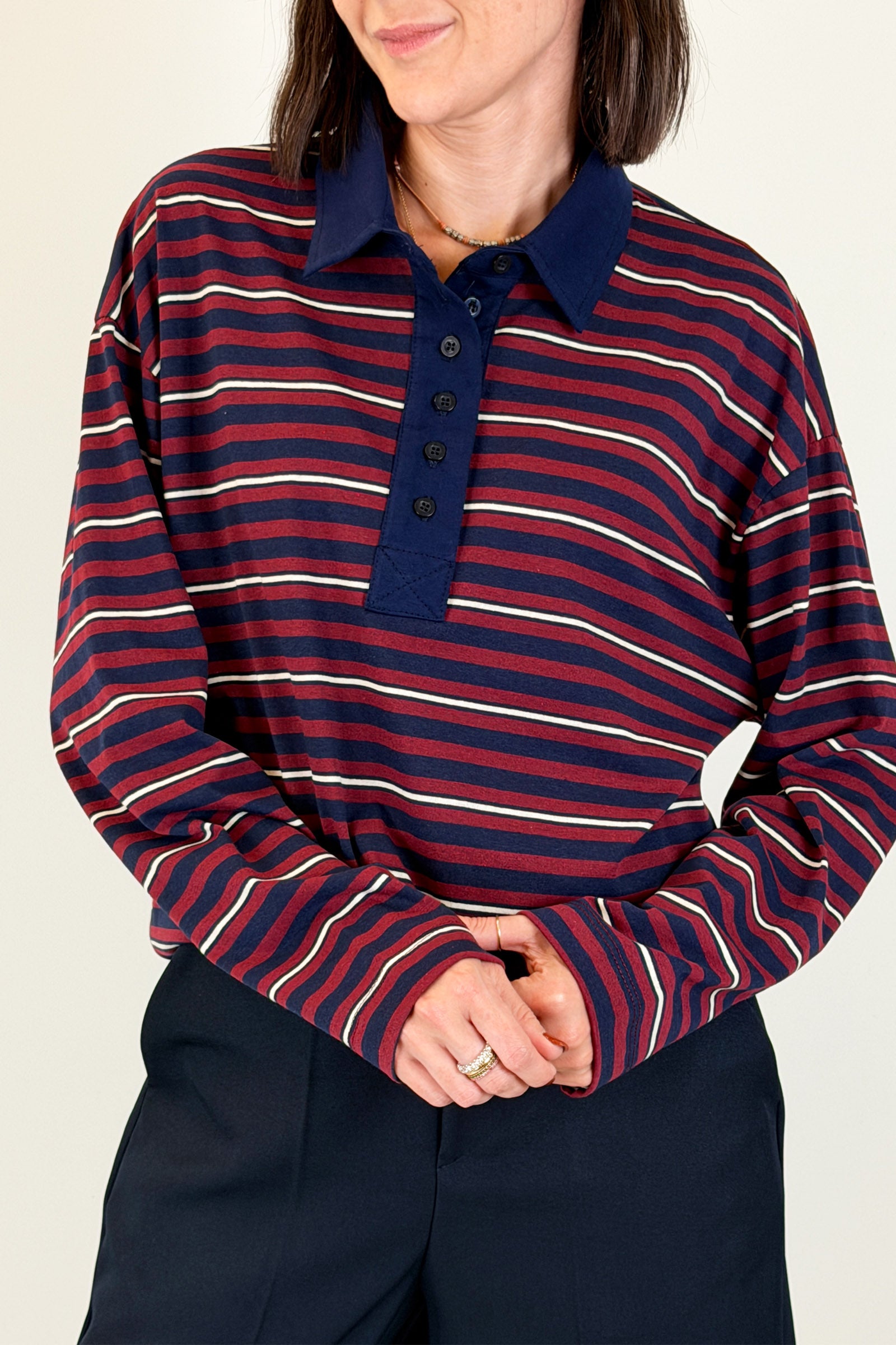Polo rigata