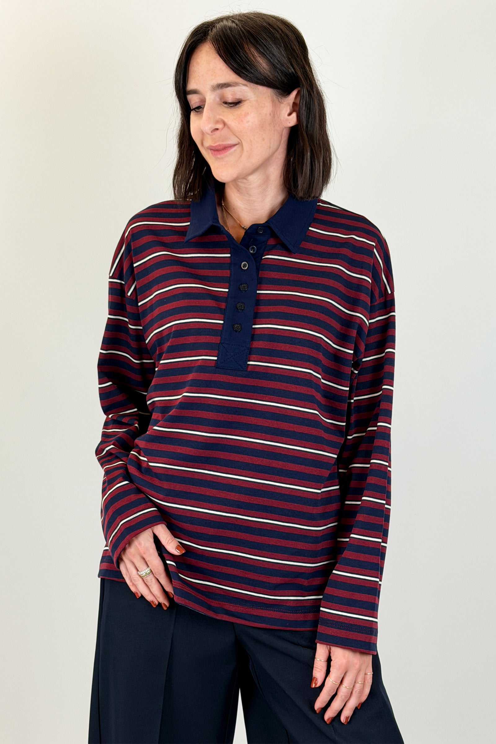 Polo rigata
