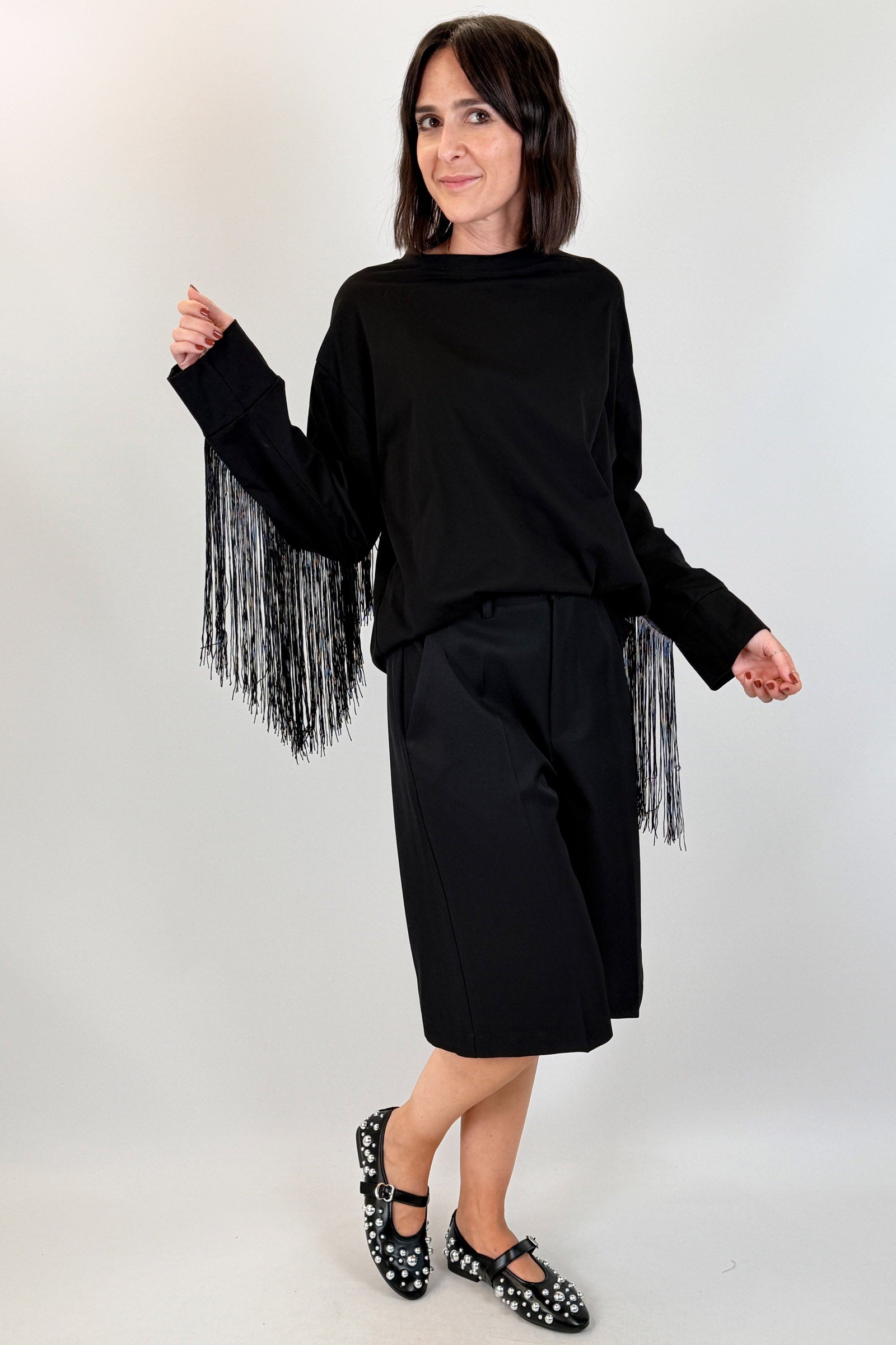 Maglia con frange