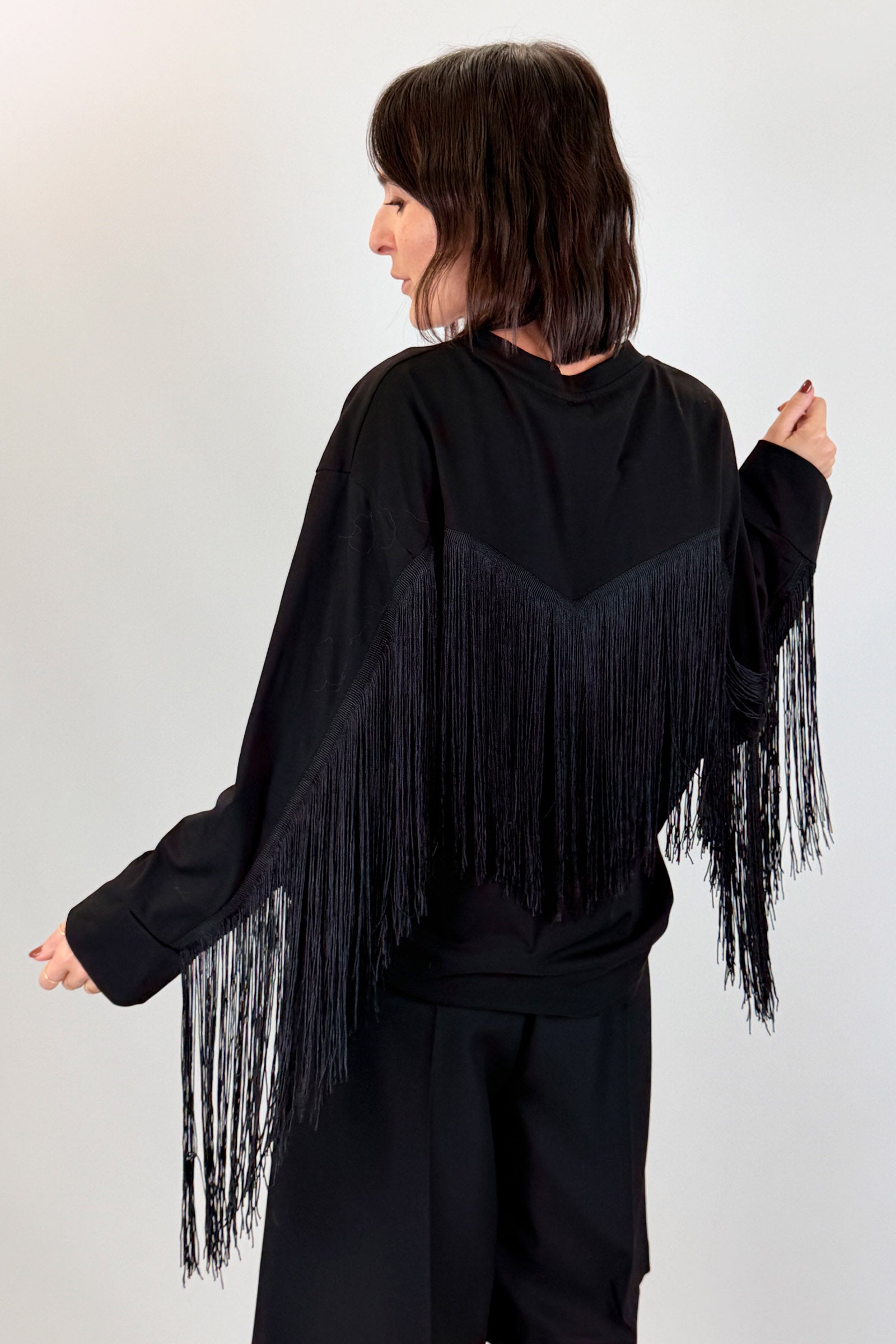 Maglia con frange