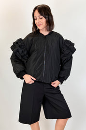 Bomber manica rouges