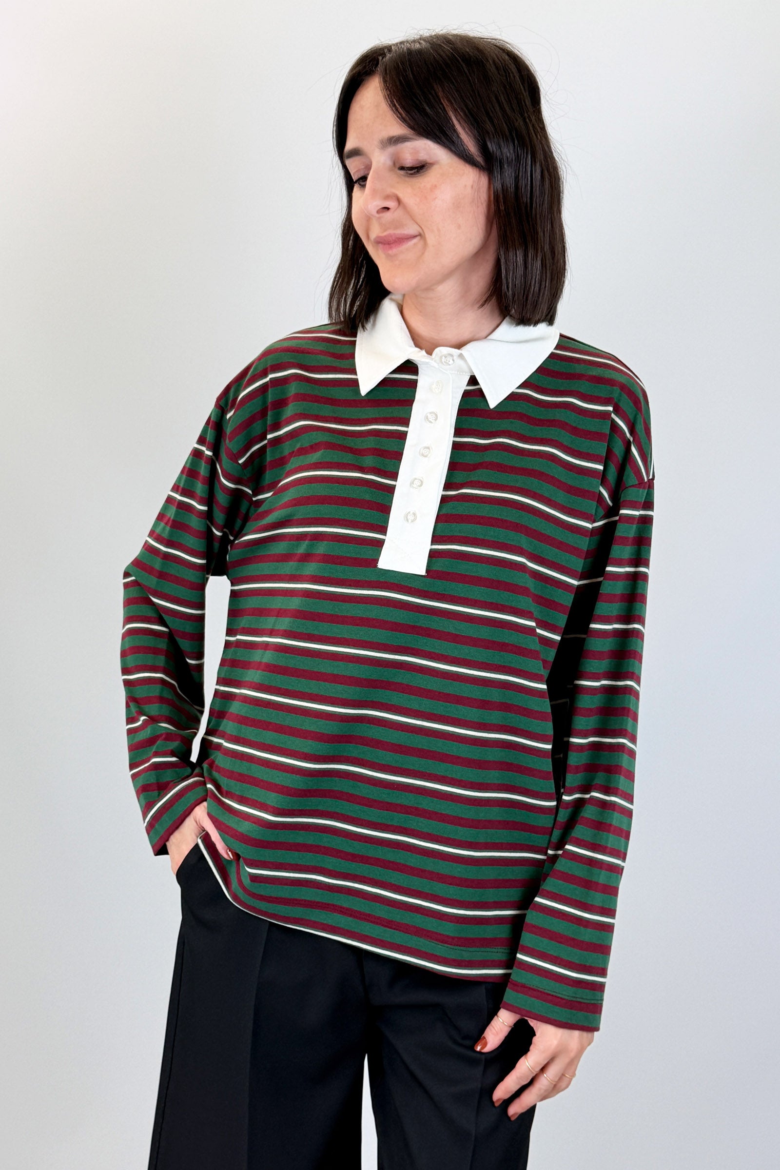 Polo rigata