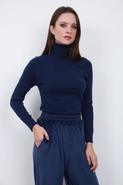 Maglia collo alto ciclista