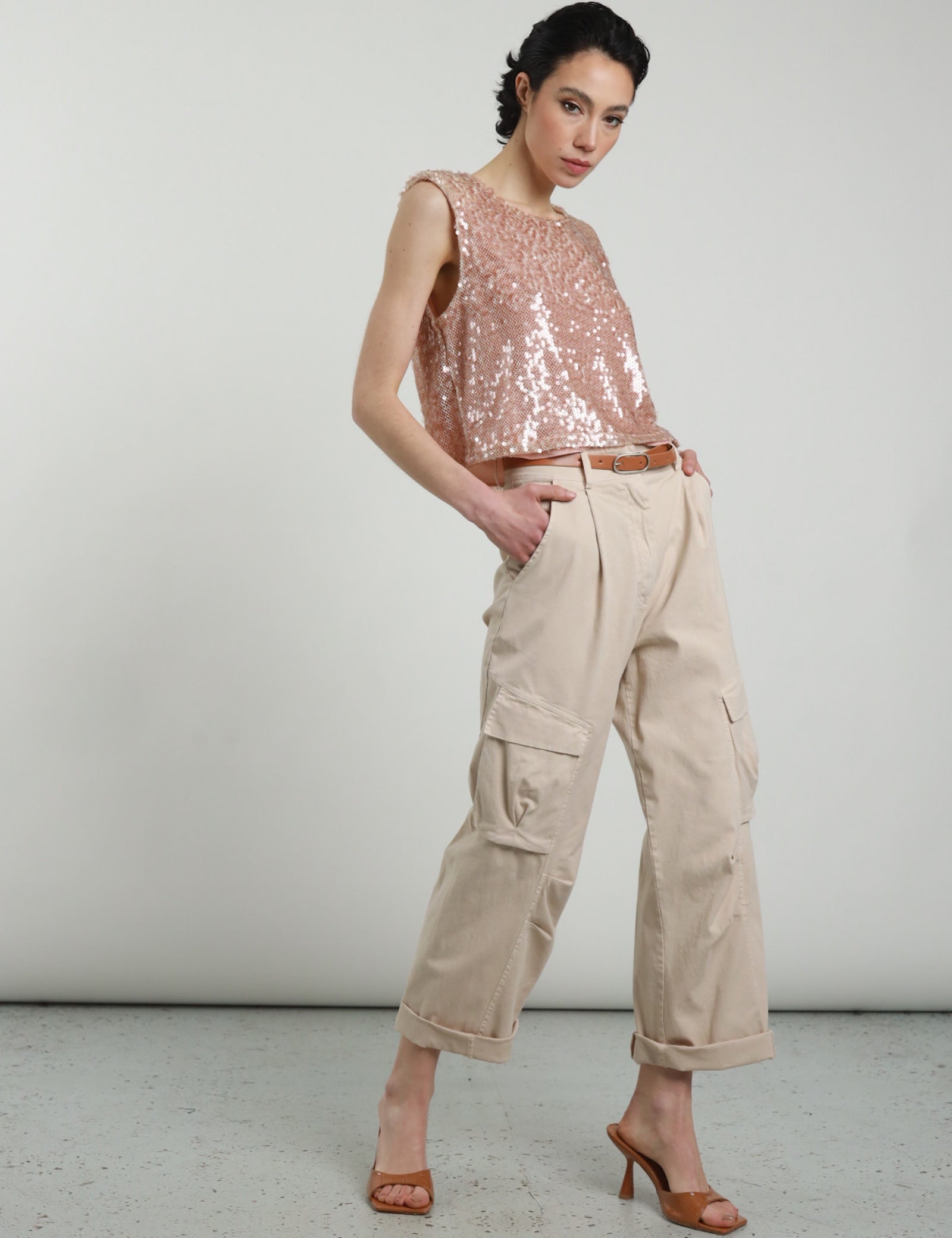Pantalone tasconi cargo