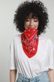 T-shirt bandana decorata