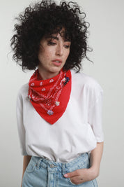 T-shirt bandana decorata