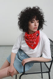 T-shirt bandana decorata