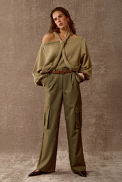 Pantalone con tasconi