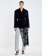 Giacca caramella doppiopetto