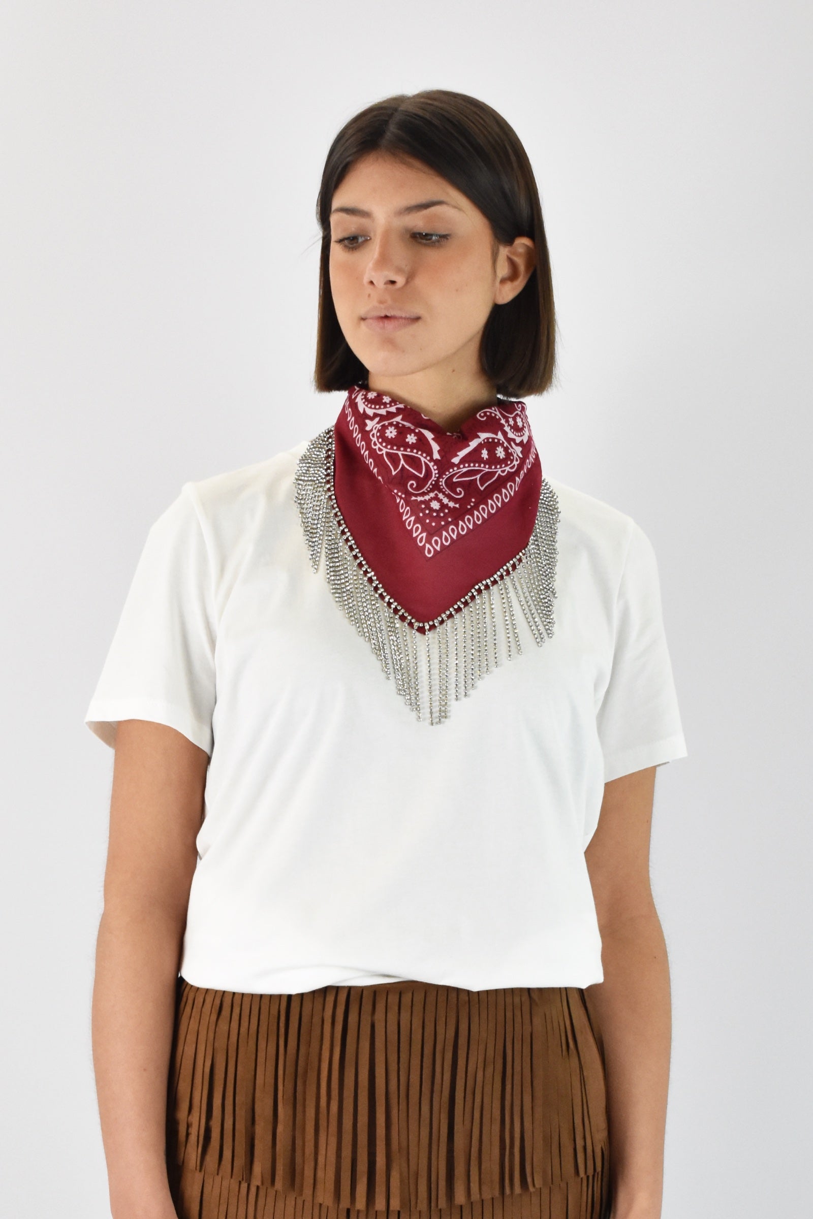 T-shirt bandana strass