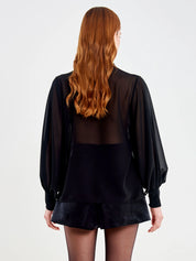 Camicia voile fiocco