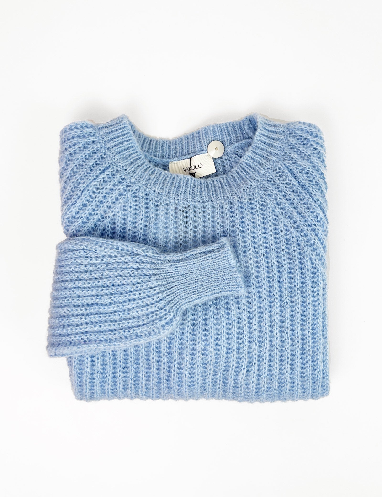 Maglia girocollo mohair