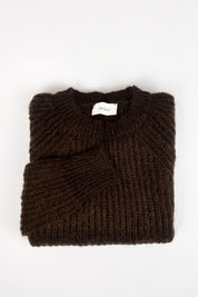 Maglia girocollo mohair