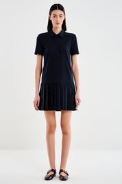 Abito polo mini pieghe