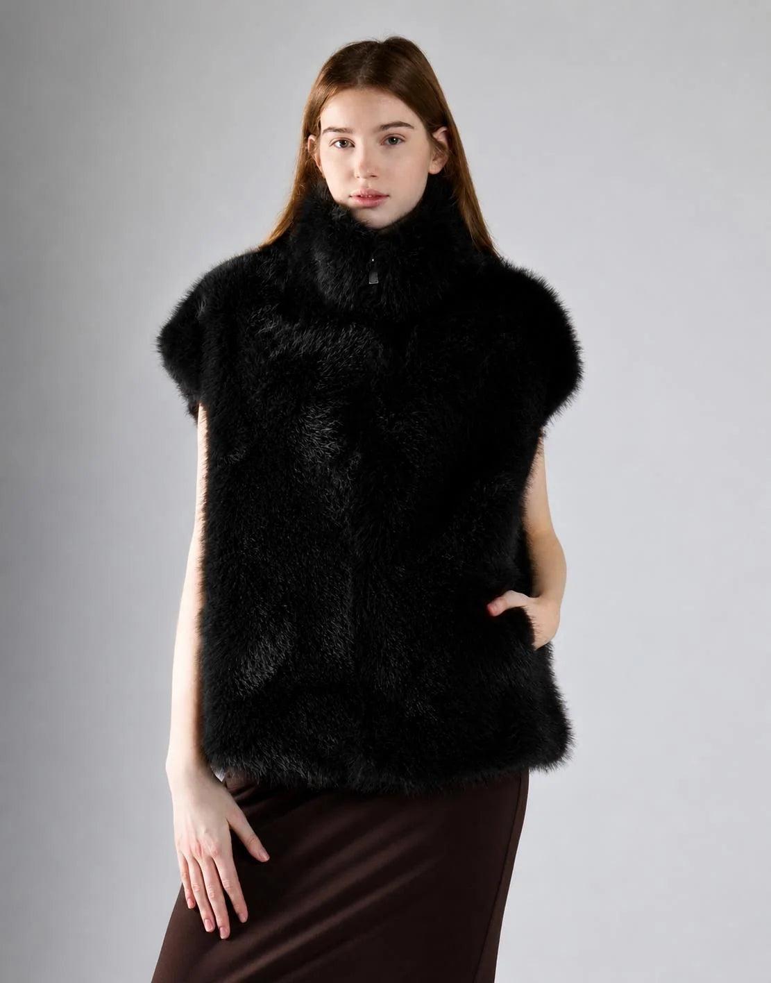 Gilet ecopelliccia