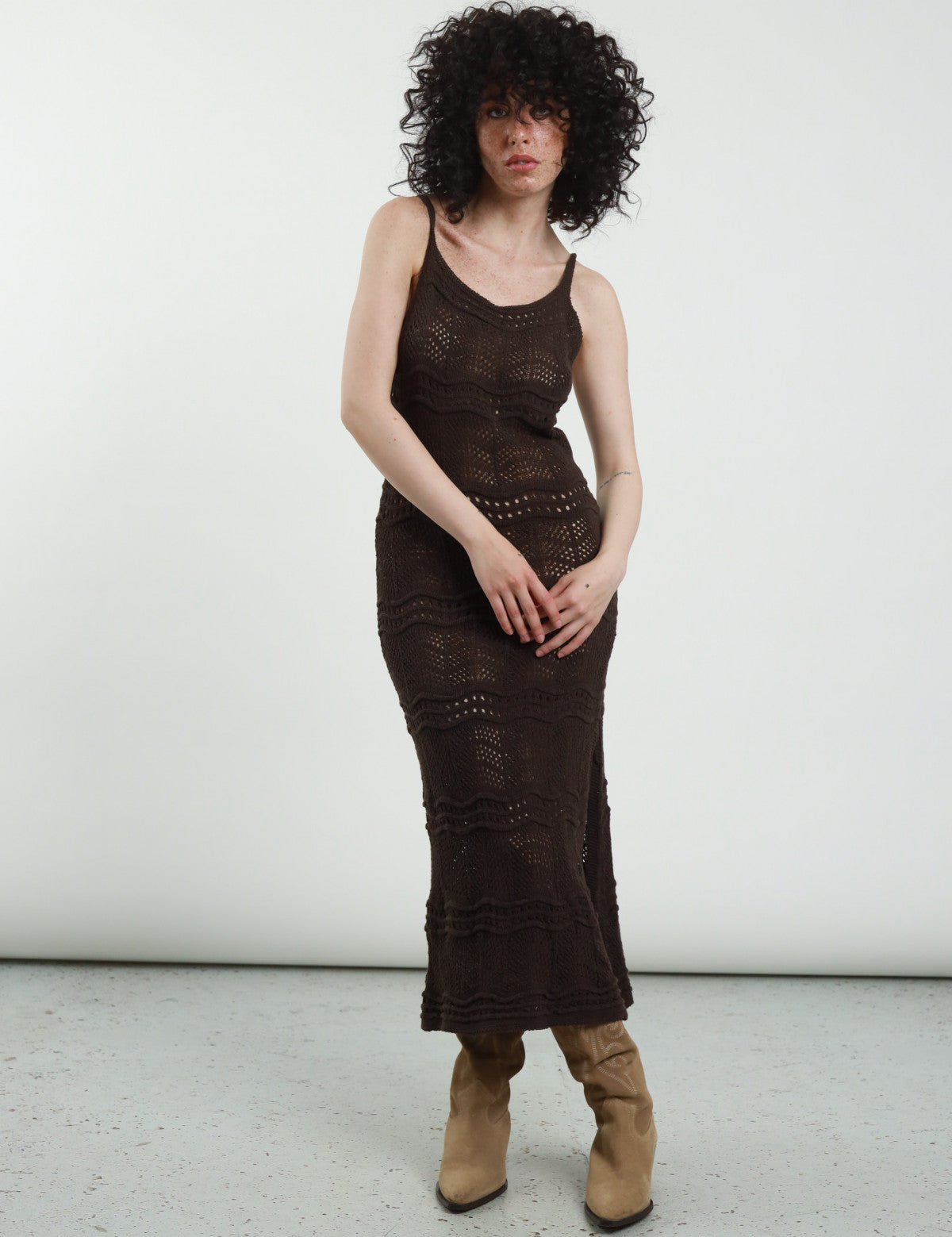 Abito lungo crochet
