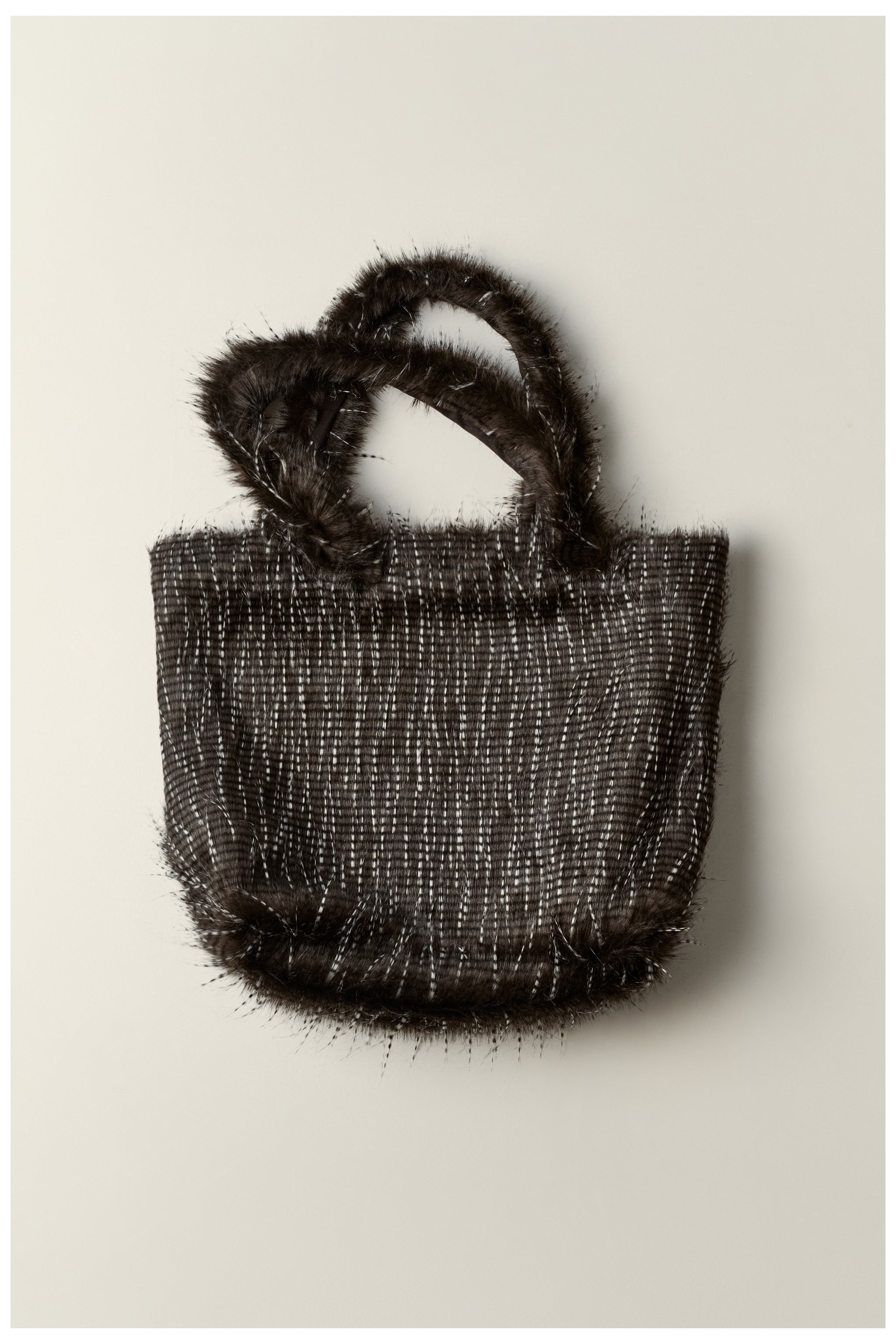 Maxi bag ecopelliccia
