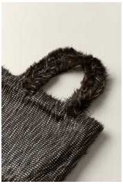 Maxi bag ecopelliccia