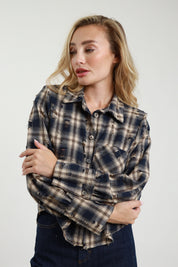 Camicia check rotture