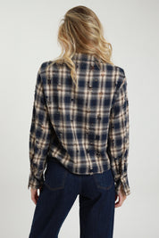 Camicia check rotture