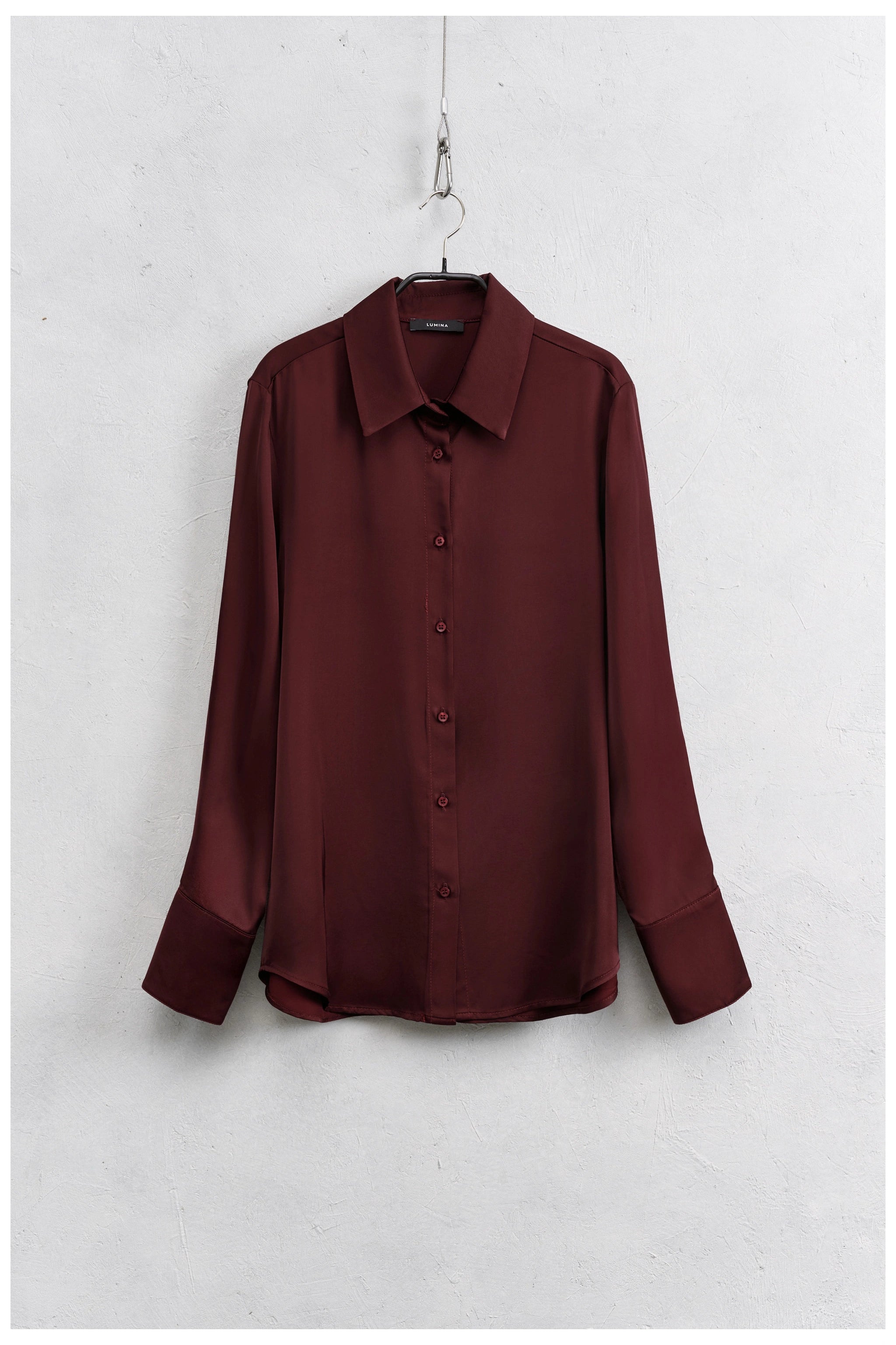 Camicia in raso