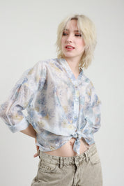Camicia fantasia con nodo