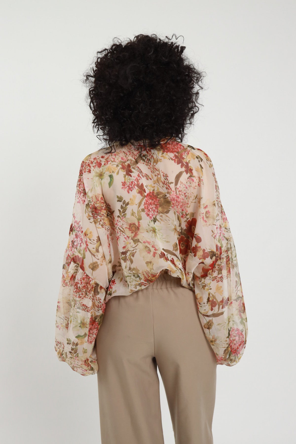 Camicia fiocco fiori