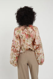Camicia fiocco fiori