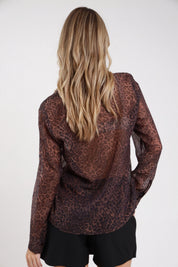 Camicia maculata lyocell