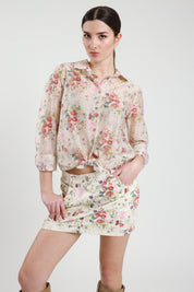 Camicia fiorellini con nodo