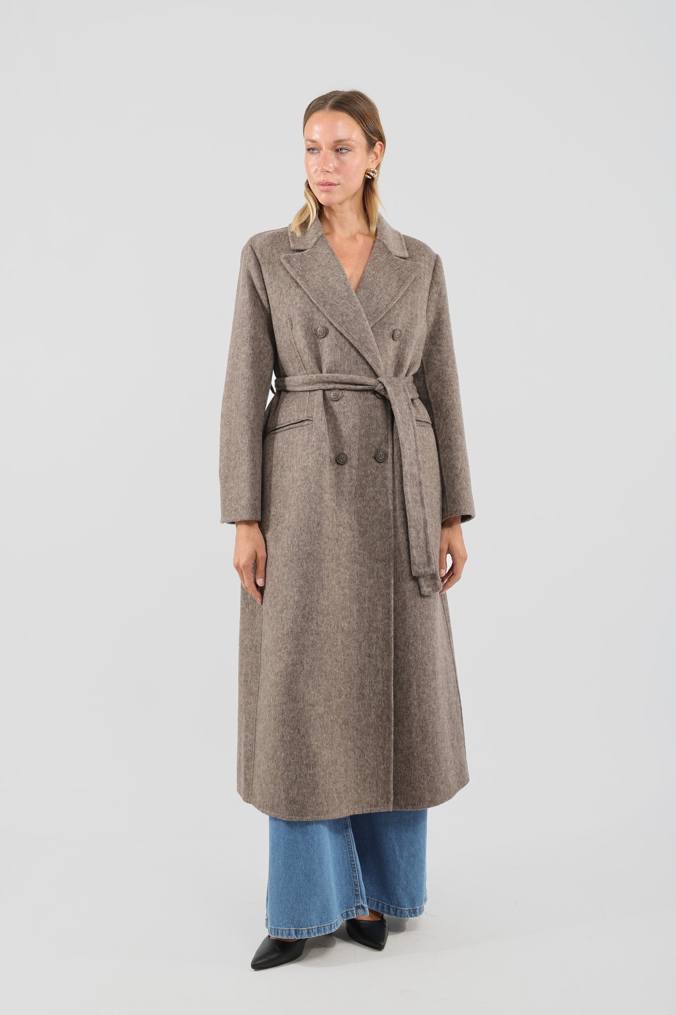 Cappotto over cintura+spalline
