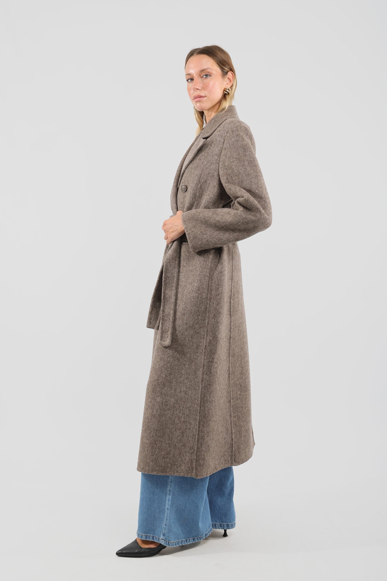 Cappotto over cintura+spalline