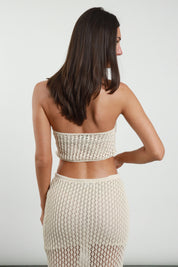 Set crochet top + gonna