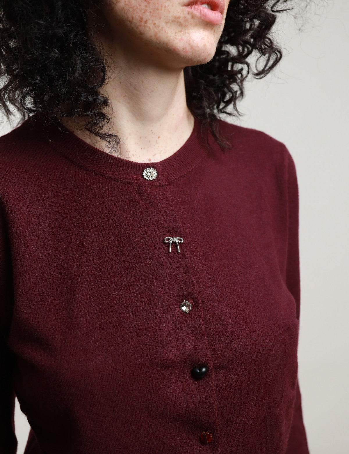 Cardigan fiocchetti gioiello