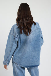 Giubbotto camicia denim