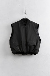 Gilet urban con tasche e zip