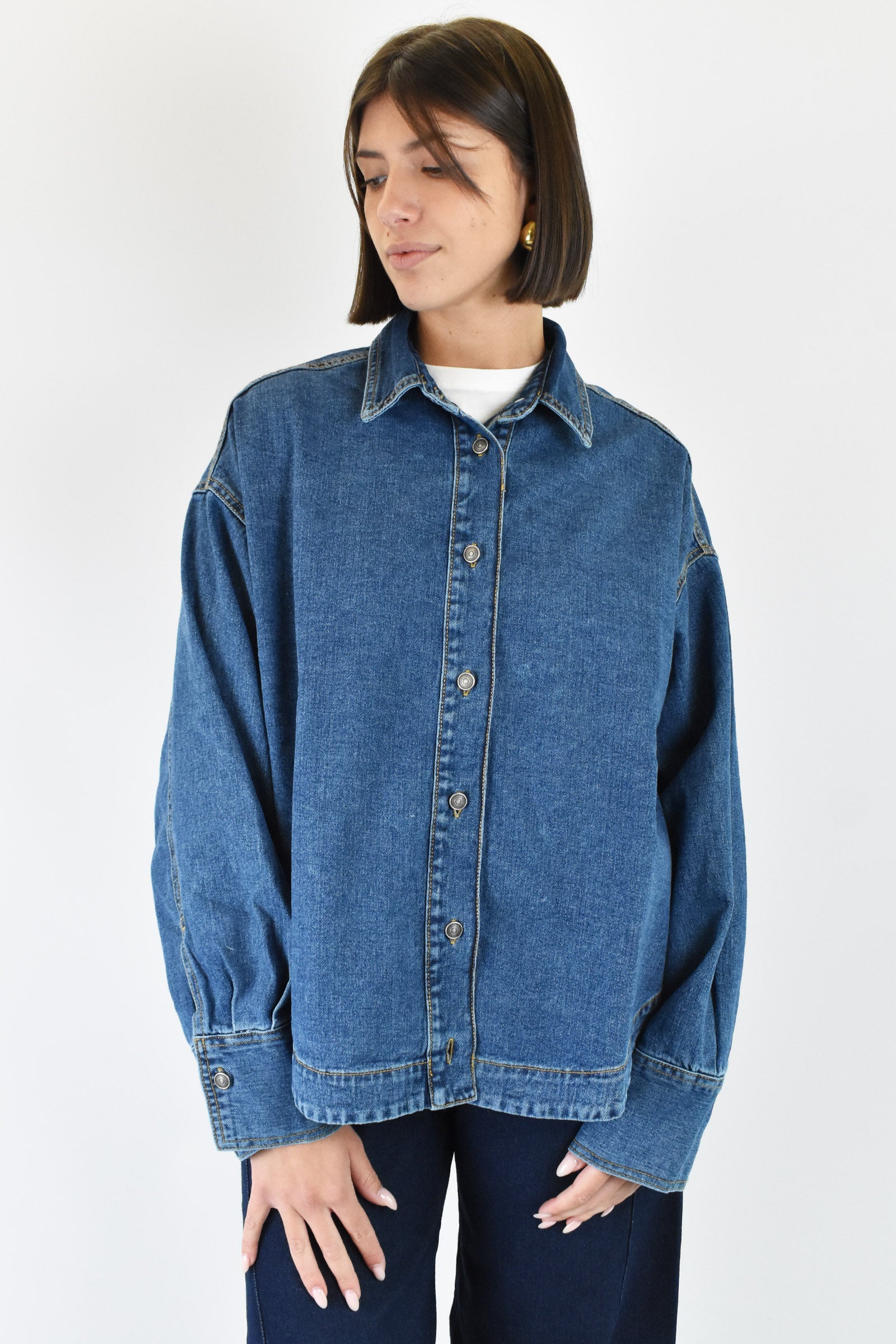 Camicia lunga over CASSANDRA