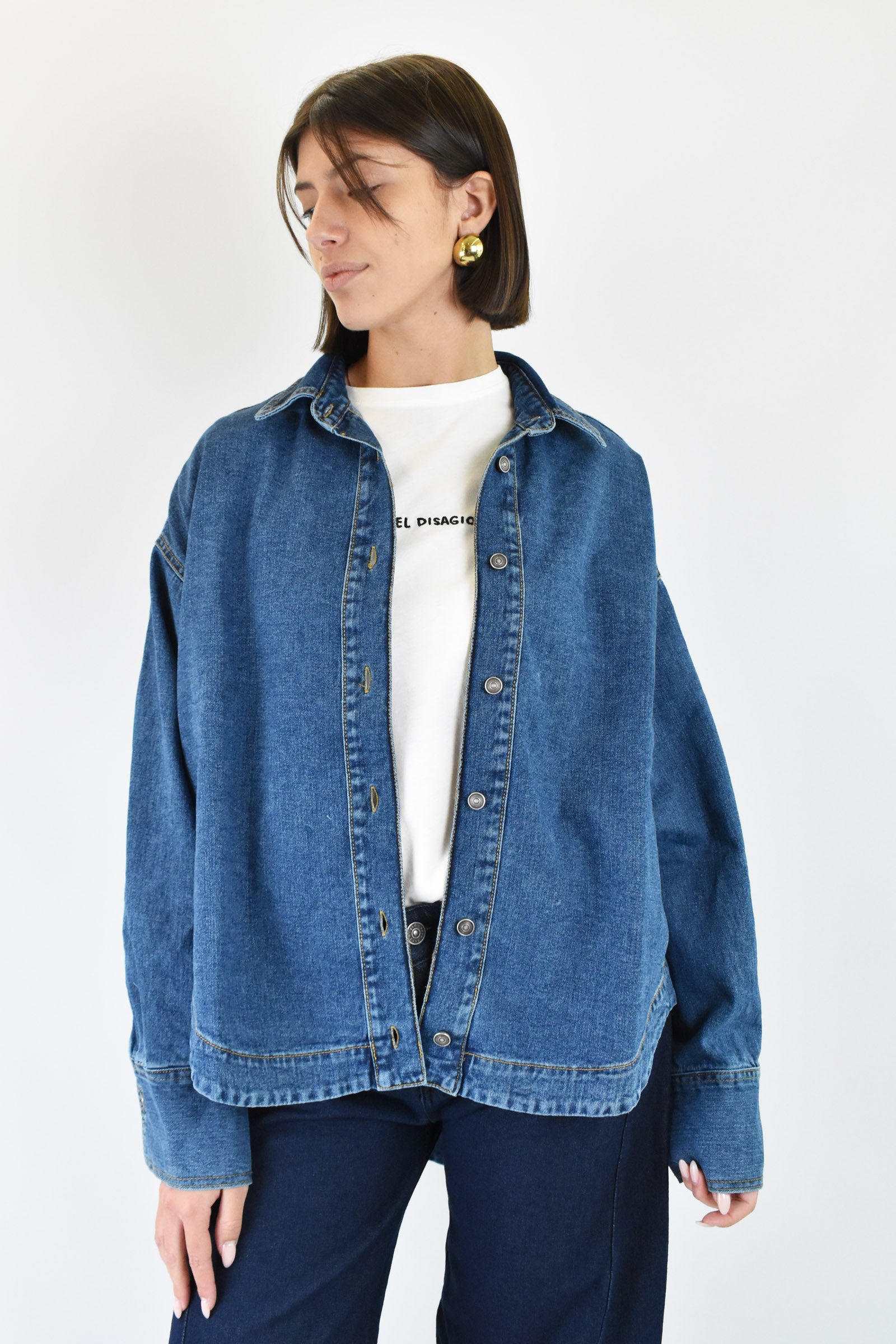 Camicia lunga over CASSANDRA