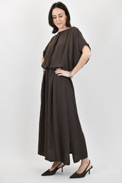 Abito palloncino lurex