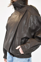 Bomber ecopelle vintage