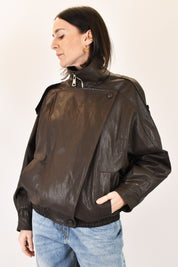 Bomber ecopelle vintage