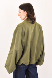 Bomber collo scialle