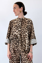 Camicia coreana animalier