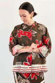 Camicia stampa foulard