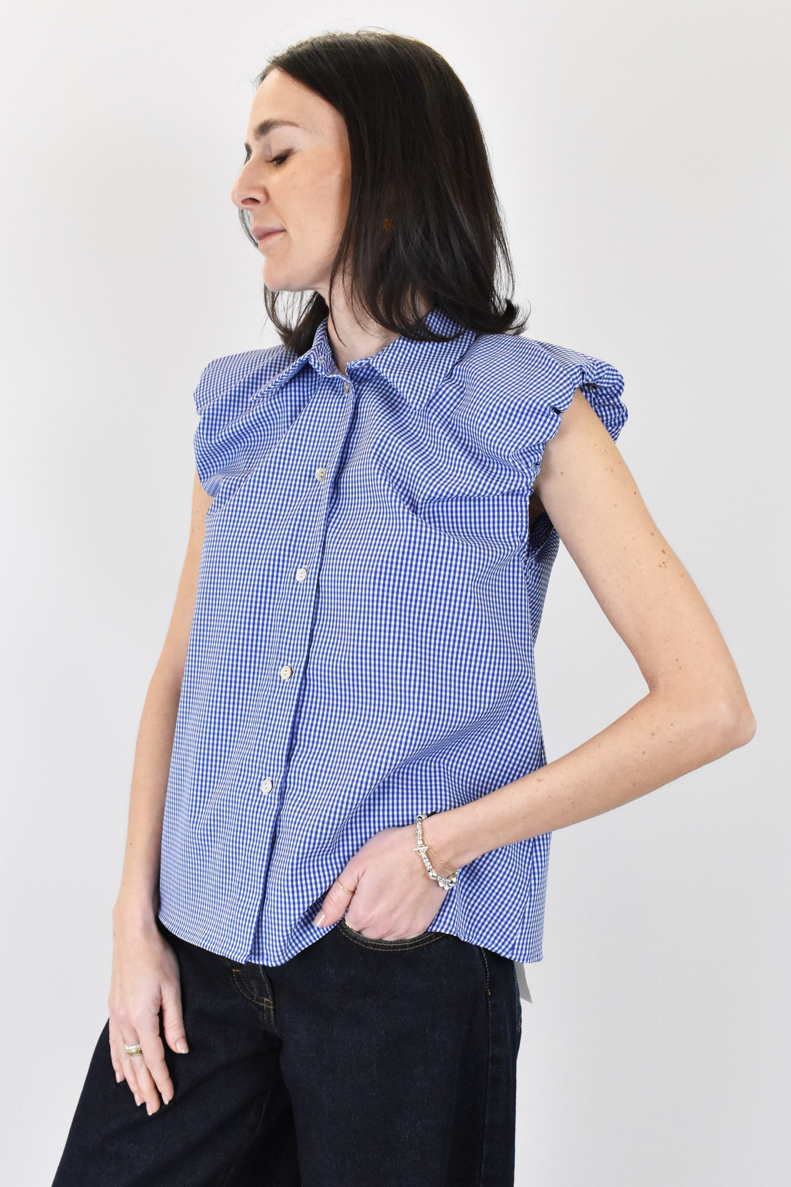 Camicia smanicata vichy