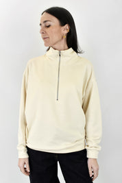 Felpa quarter zip